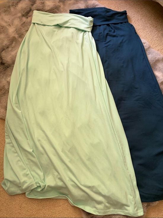 realessentials Dresses & Skirts - Women’s Maxi Skirt Set of two- Mint and Navy